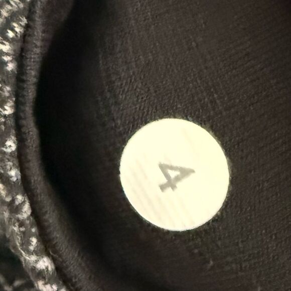 Lululemon Wunder Under Pant Heathered Herringbone Heathered Black Size 4 - Picture 5 of 6